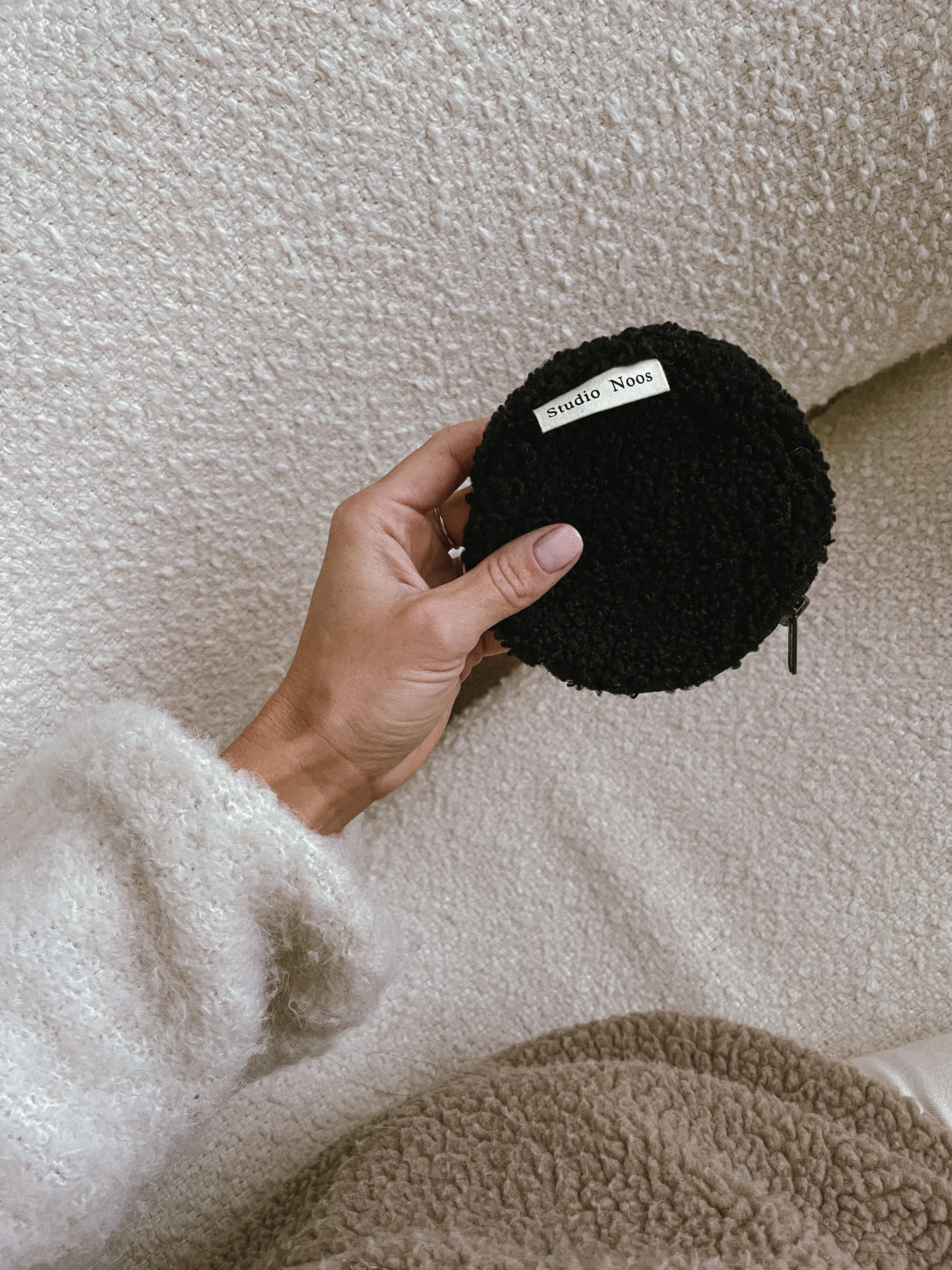 Shearling Coin Purse