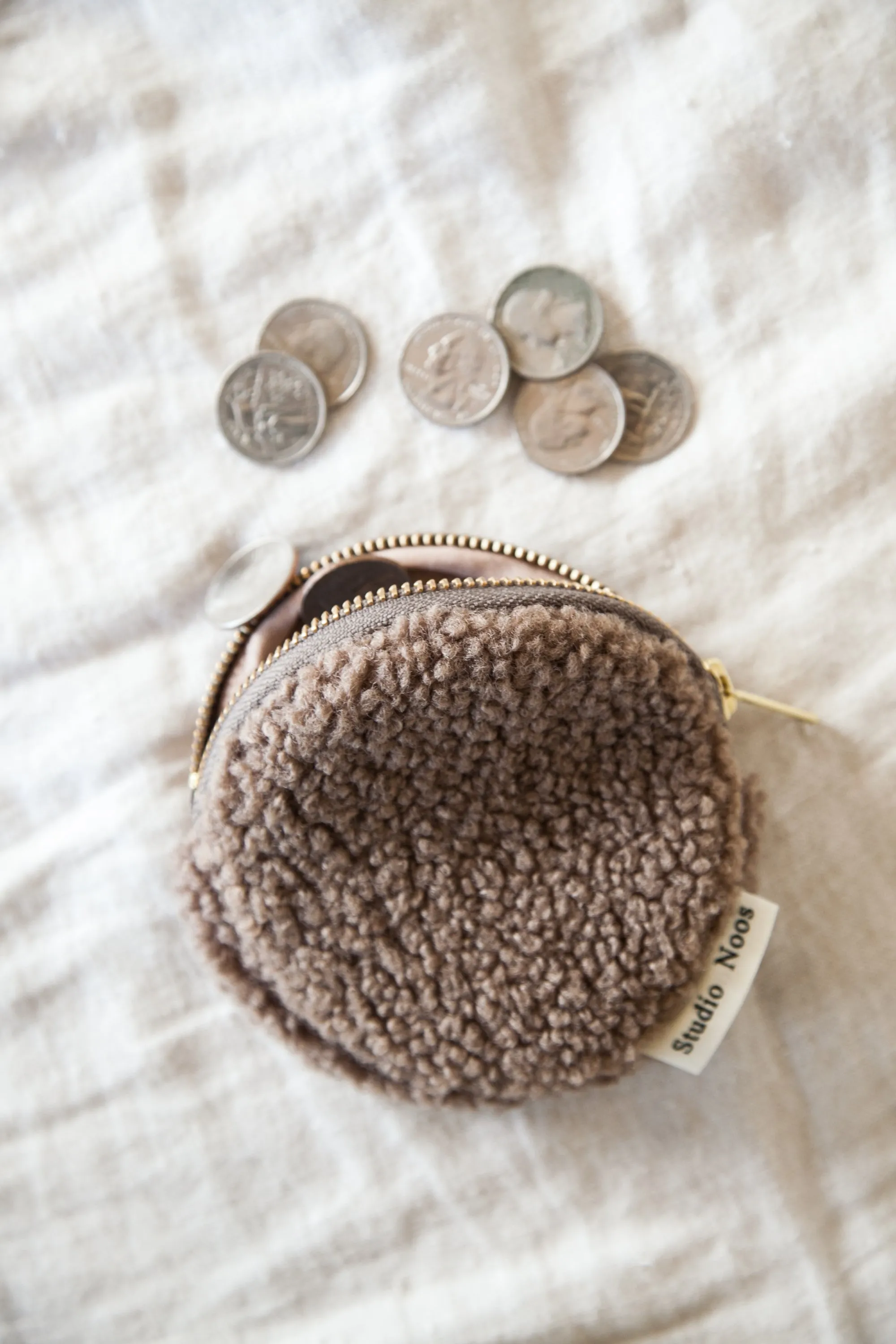 Shearling Coin Purse