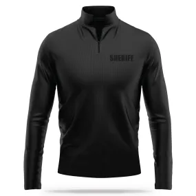 [SHERIFF] Performance Quarter Zip [BLK/BLK]