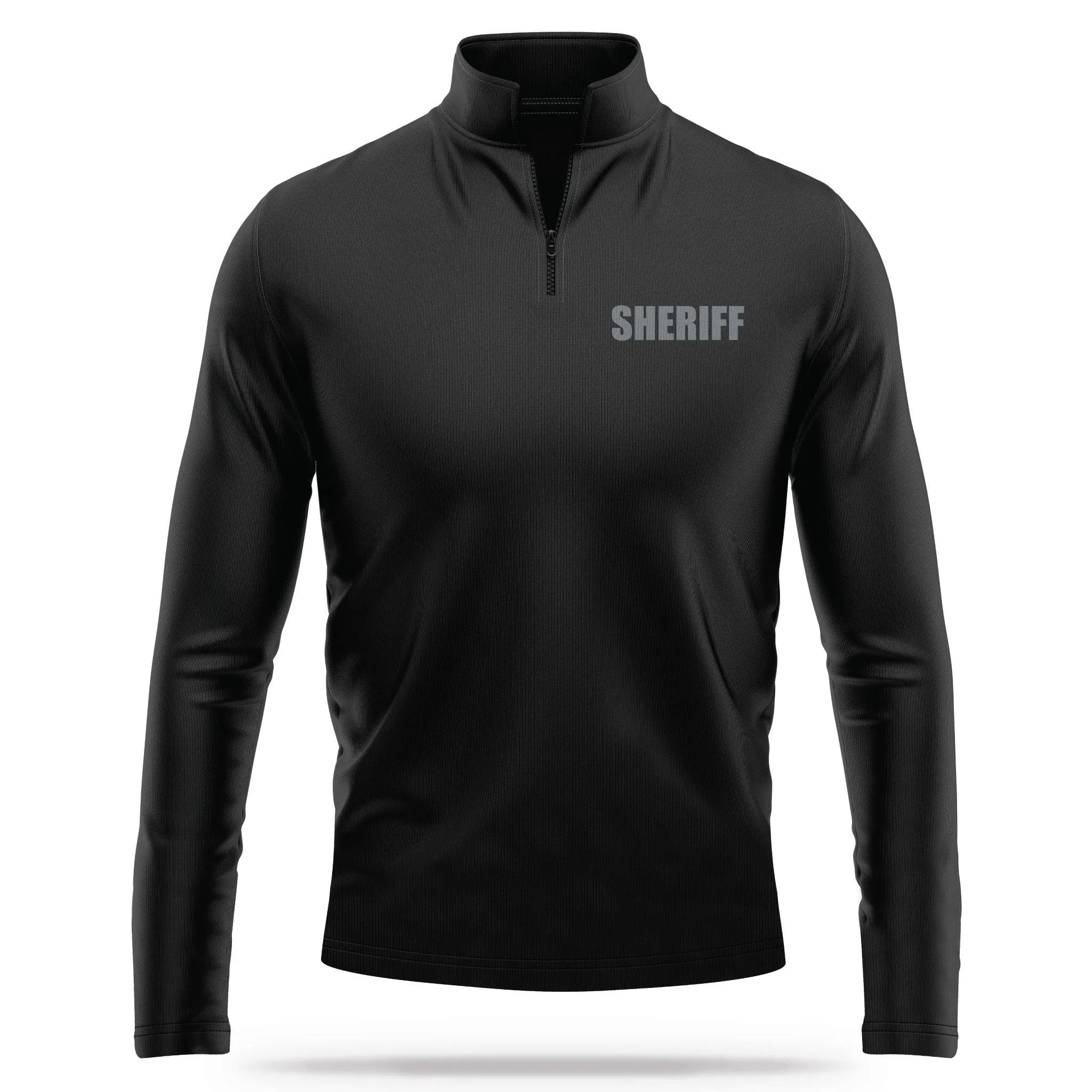 [SHERIFF] Performance Quarter Zip [BLK/GRY]