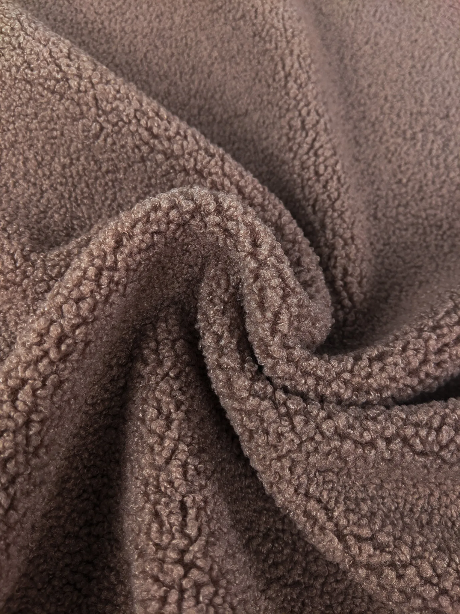 Sherpa Teddy Fleece - Toasted Pecan