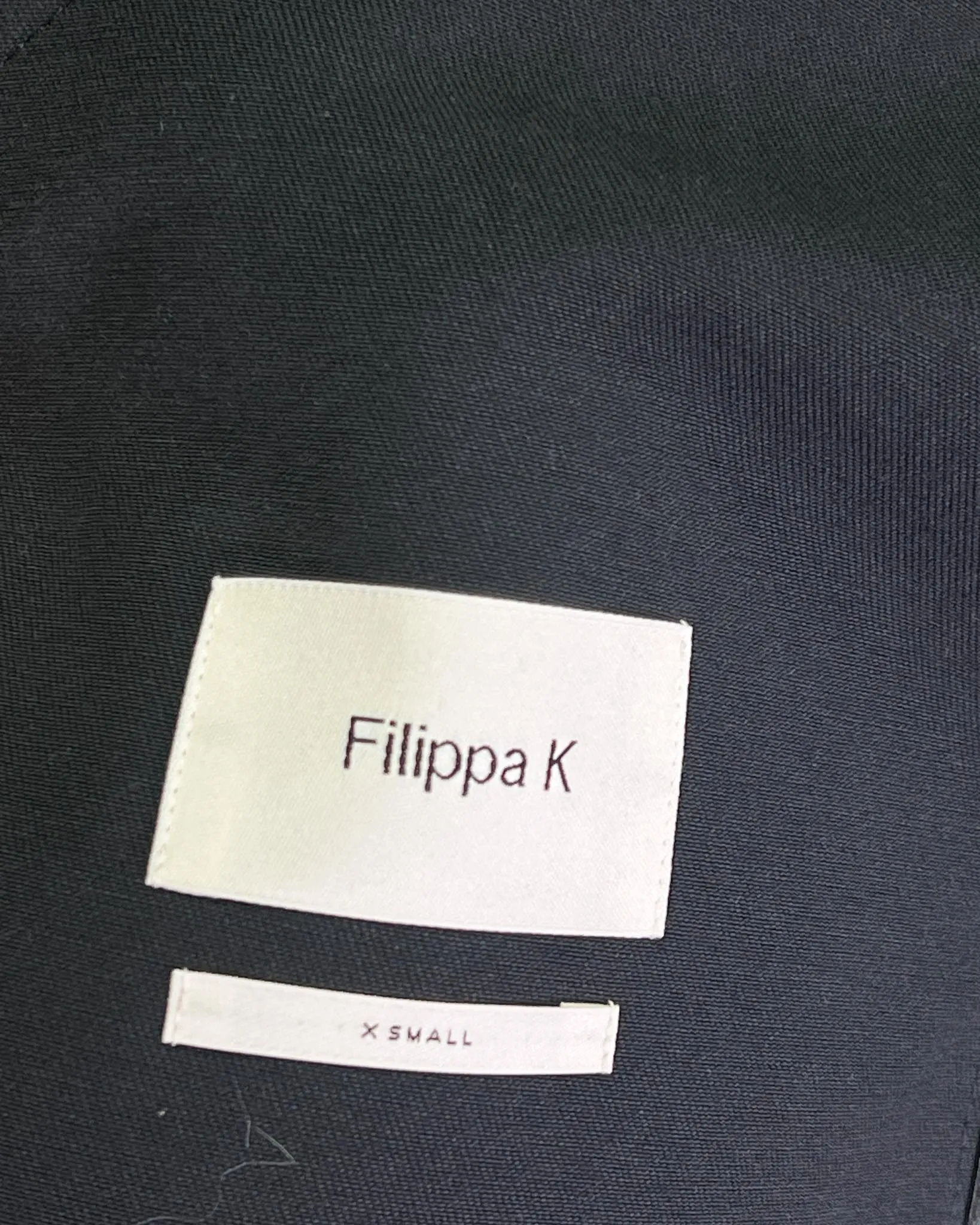 Size XS - Filippa K Black Kai Coat