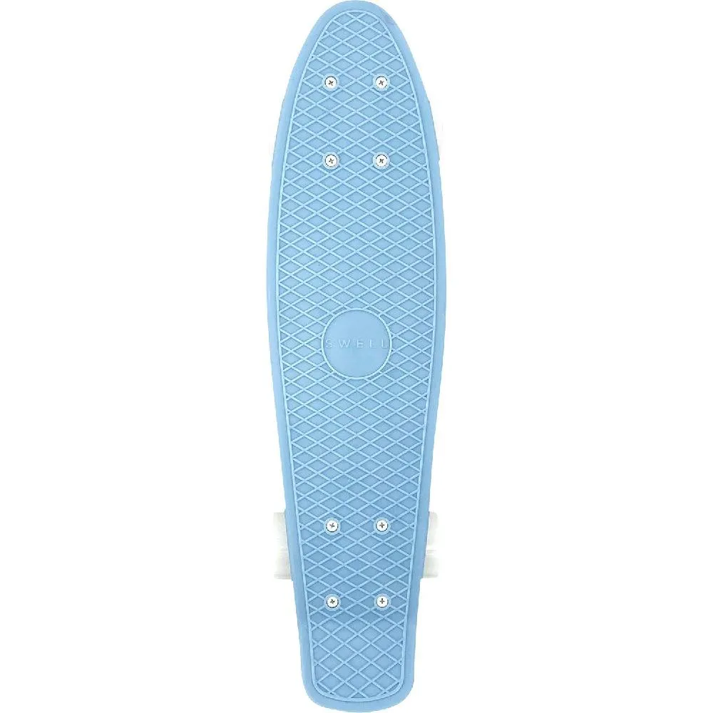 Swell Surfrider Airy Blue/White 28" Cuiser Skateboard