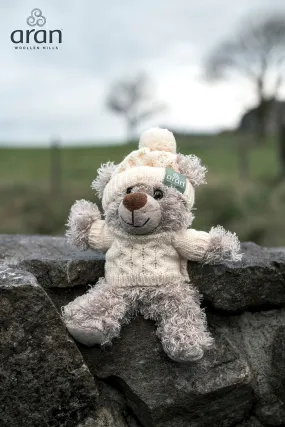 Teddy Bear in Aran Sweater with Hat