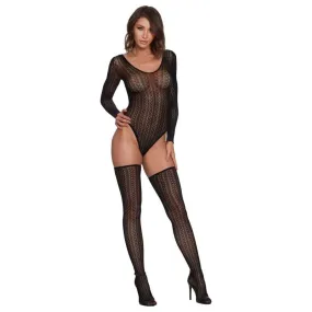 Teddy, Stockings - One Size - Black