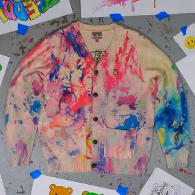 TF x Alex Pardee Paint Splatter Cardigan