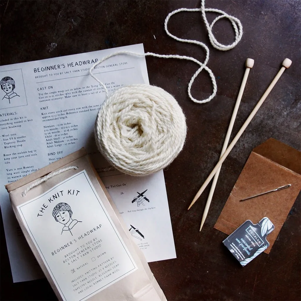 The Knit Kit- Beginner's Headwrap