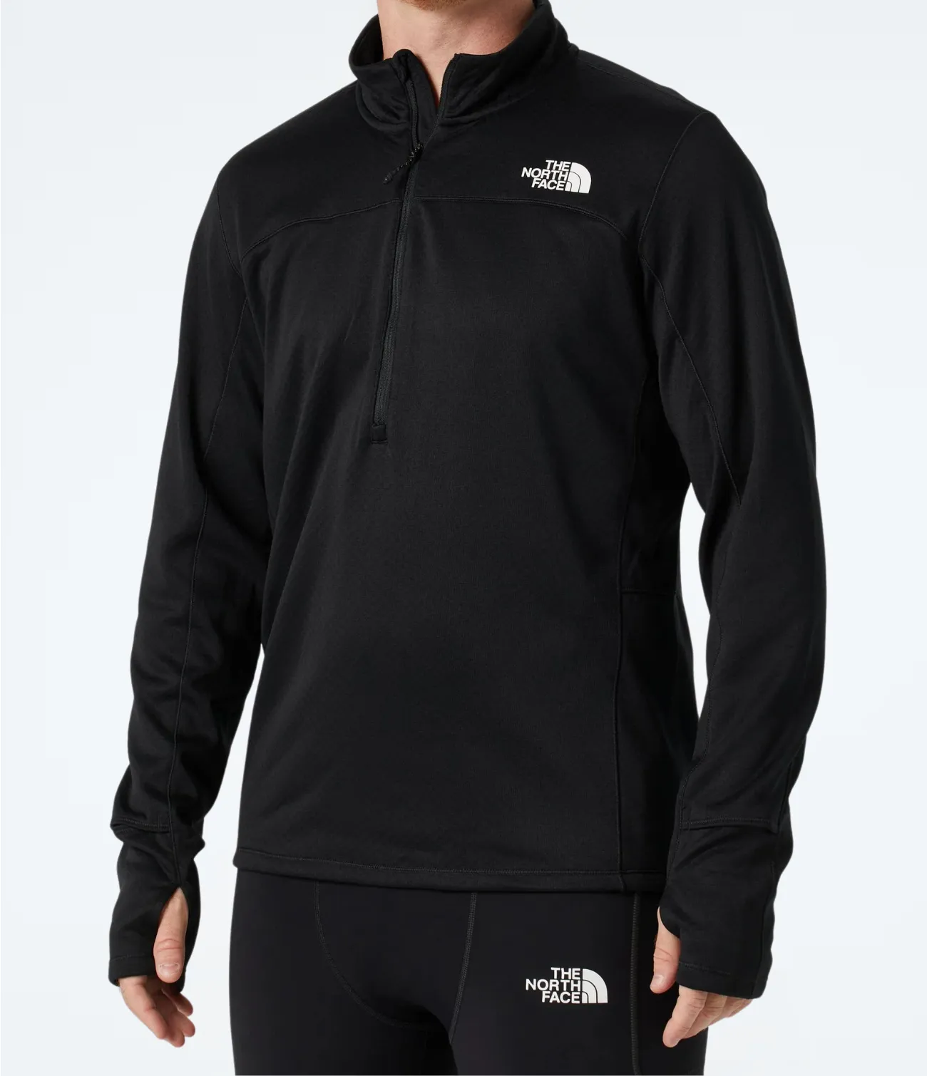 The North Face Men's Winter Warm Pro ¼ Zip in TNF Black