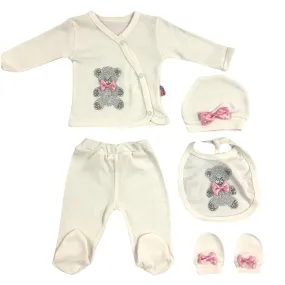 The Pink Bear Baby Pajama Set