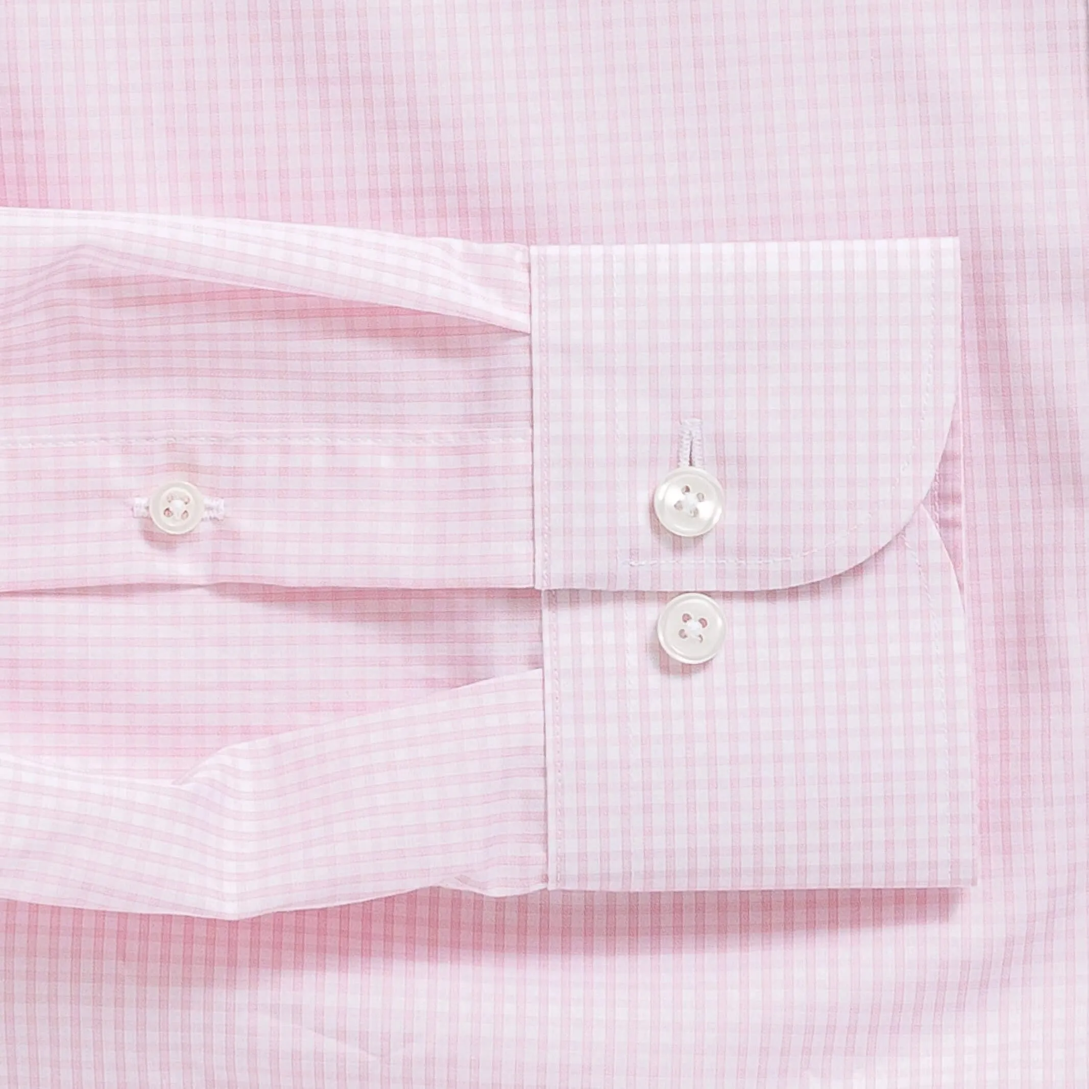 The Pink Kent Gingham Custom Shirt