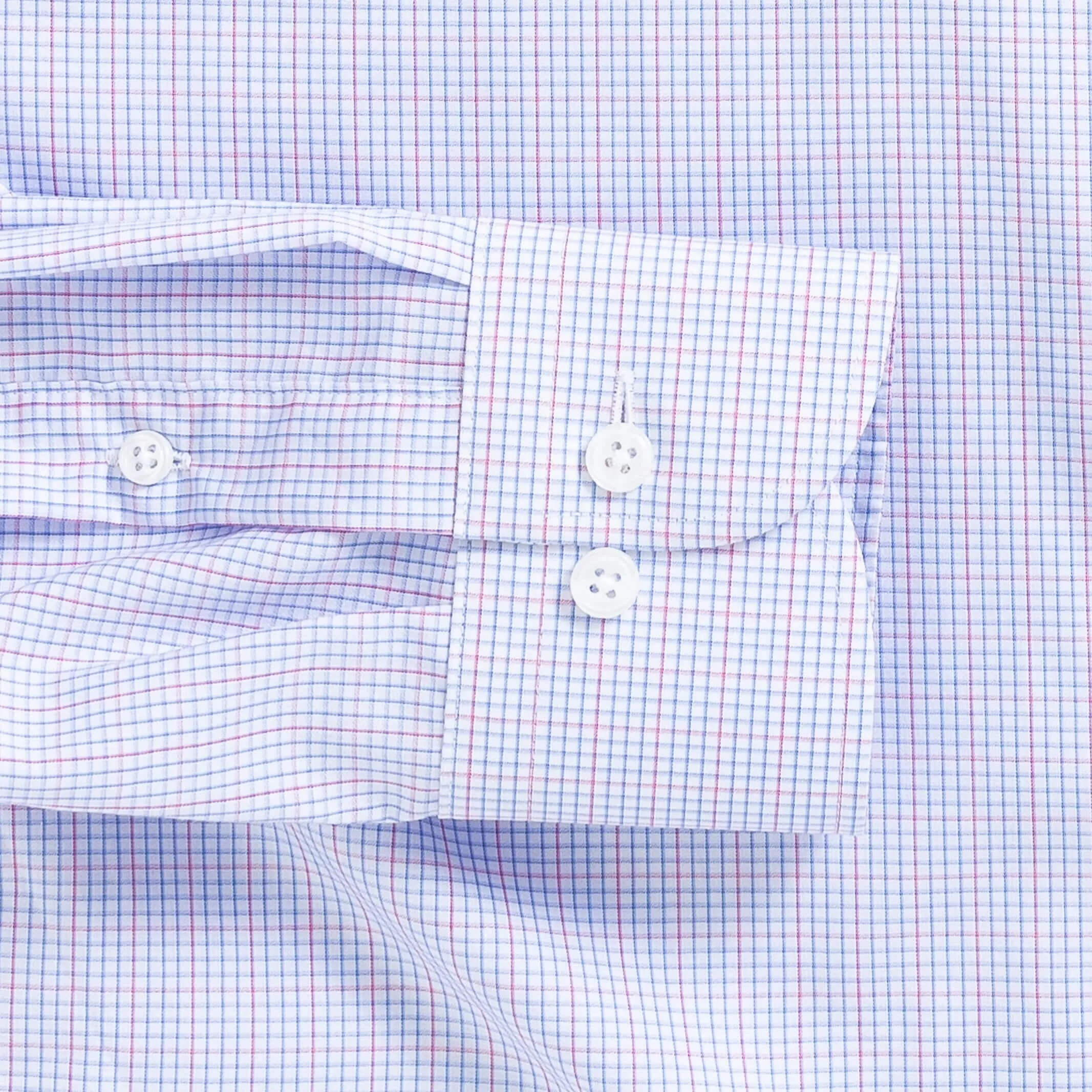 The Pink Kent Windowpane Check Custom Shirt