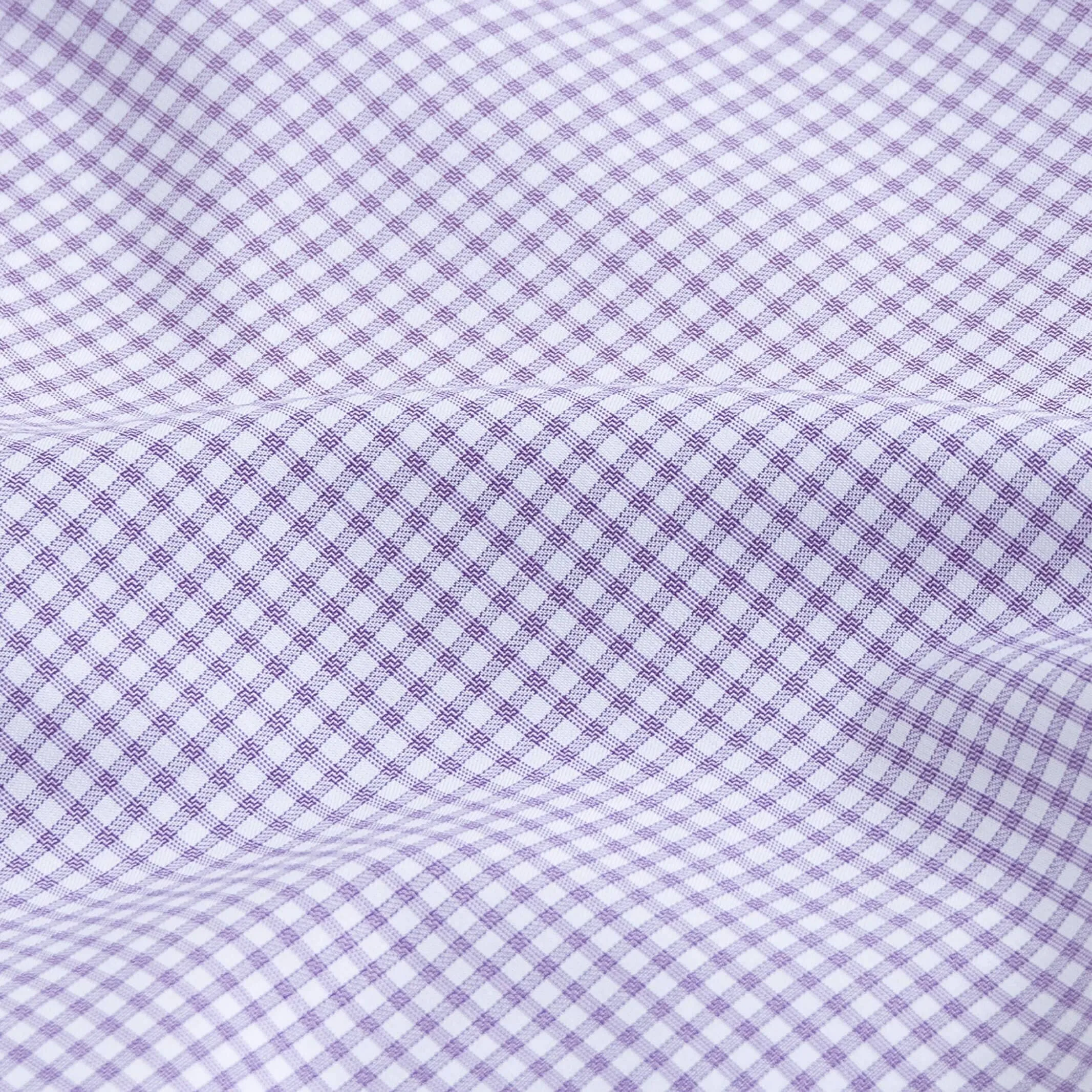 The Purple Kent Gingham Custom Shirt