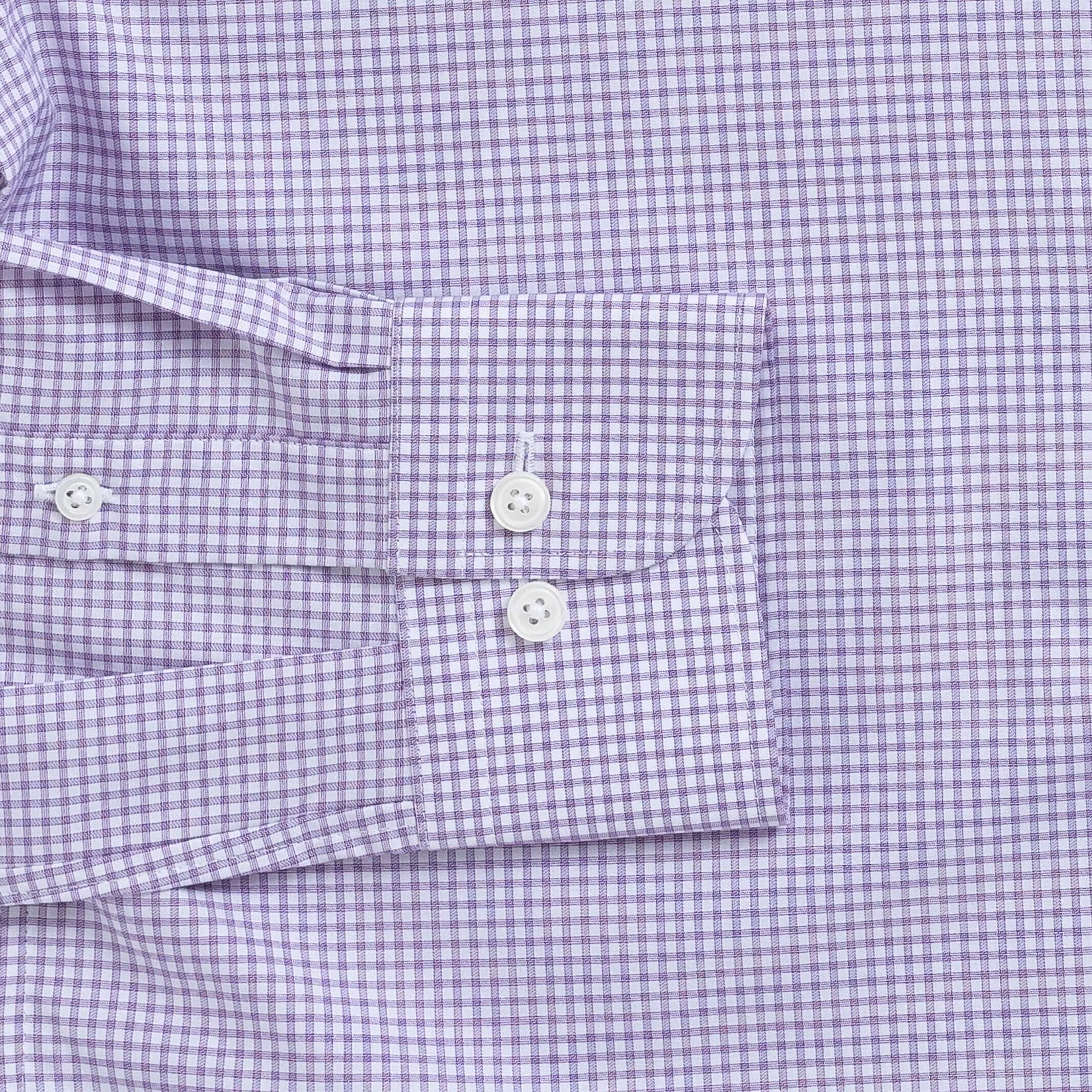 The Purple Kent Gingham Custom Shirt