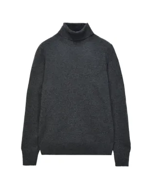 Turtleneck Slimfit Sweater_Graphite