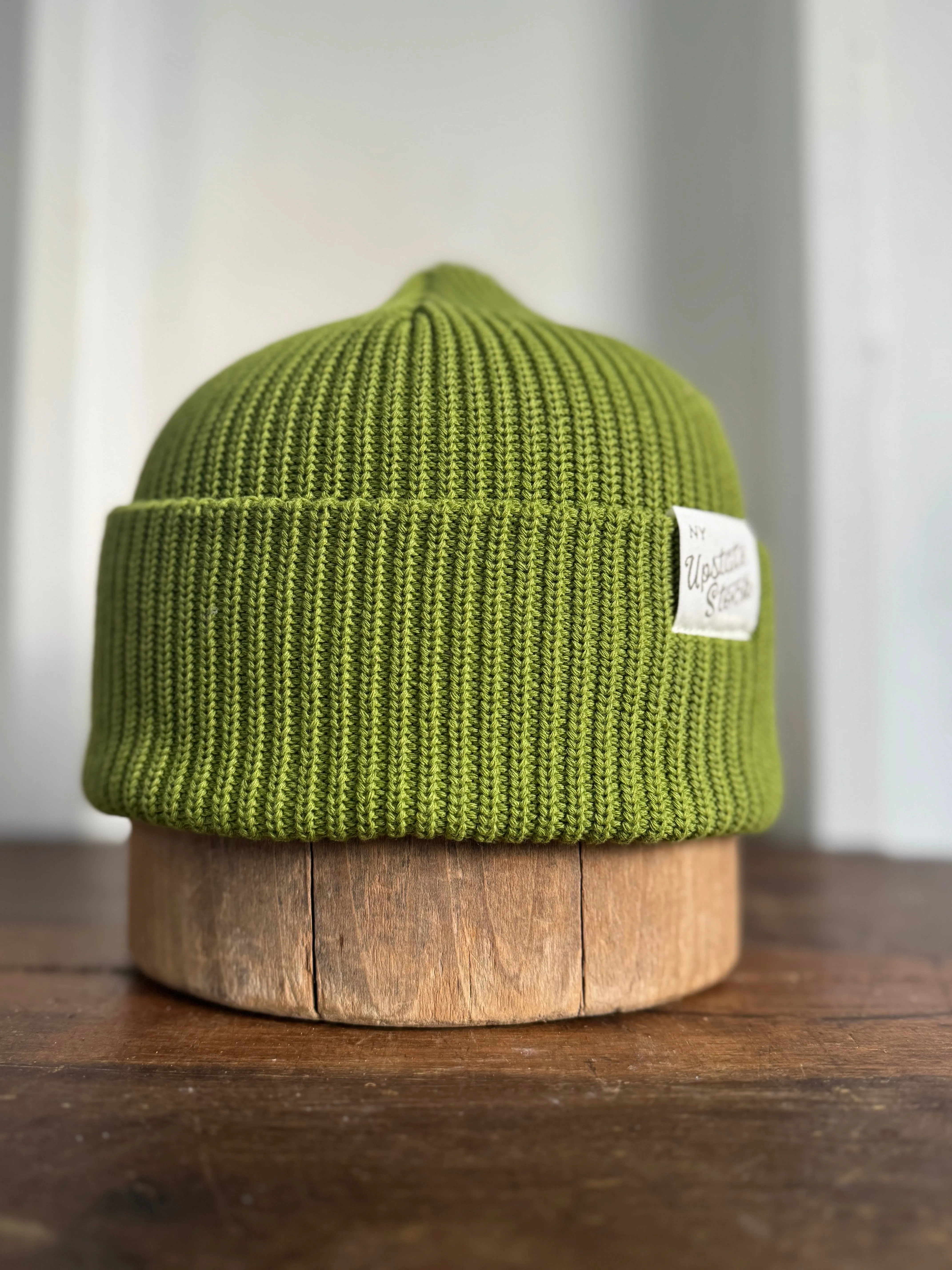 Upcycled Cotton Watchcap - Pistachio