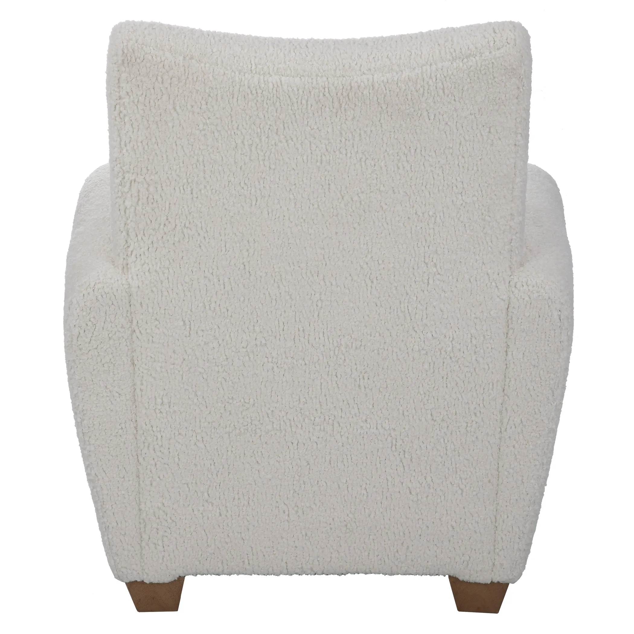 Uttermost Teddy White Shearling Accent Chair