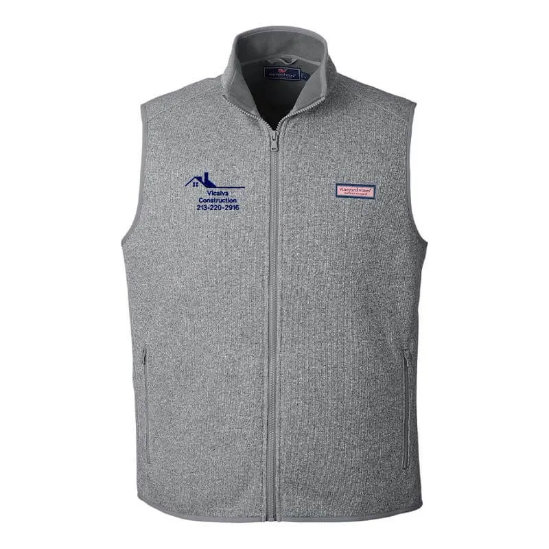 Vineyard Vines Men's Mountain Sweater Fleece Vest