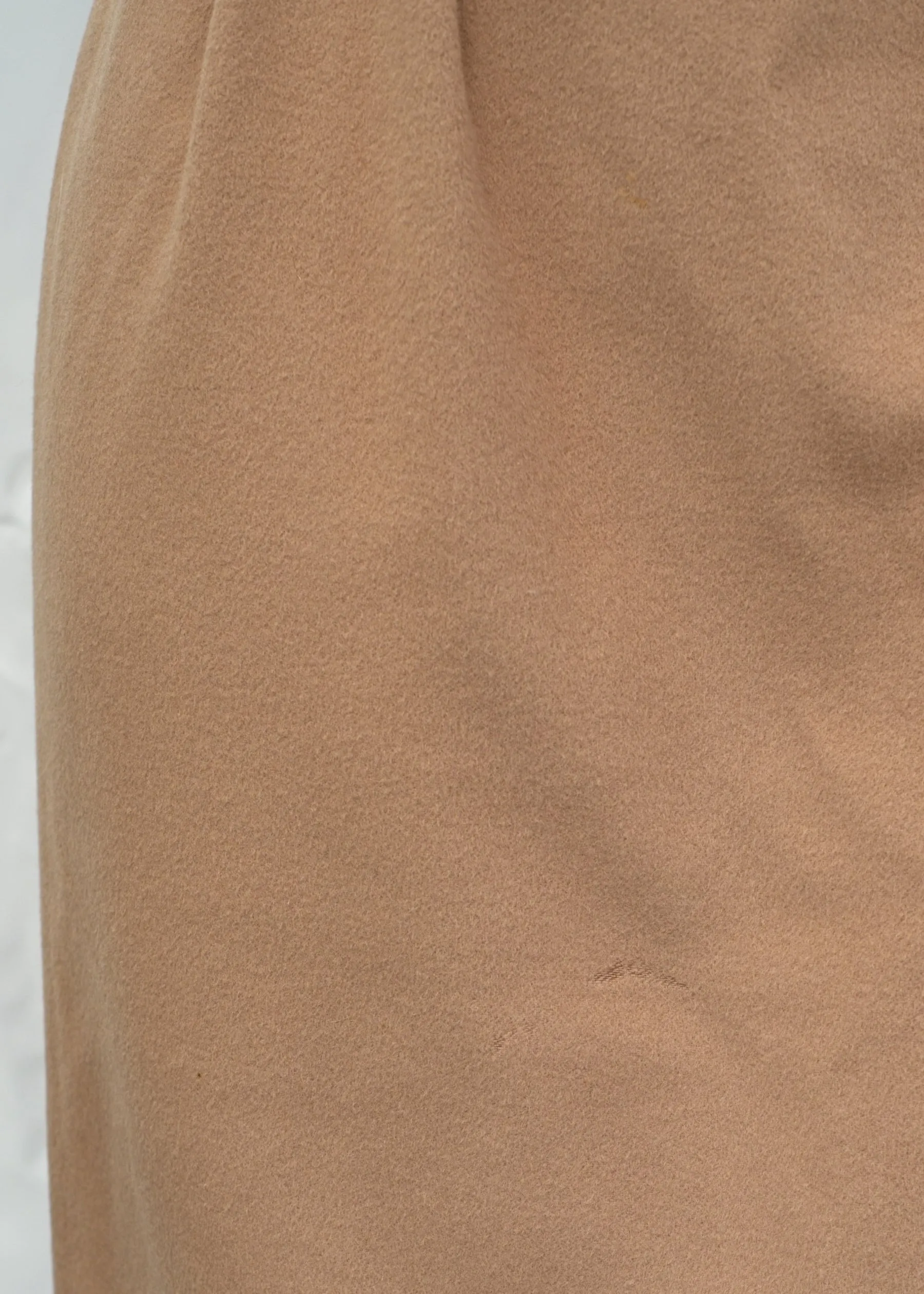 Vintage Camel Cashmere Pencil Skirt by Jaeger