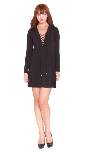 Vivian Drawstring Tunic Dress