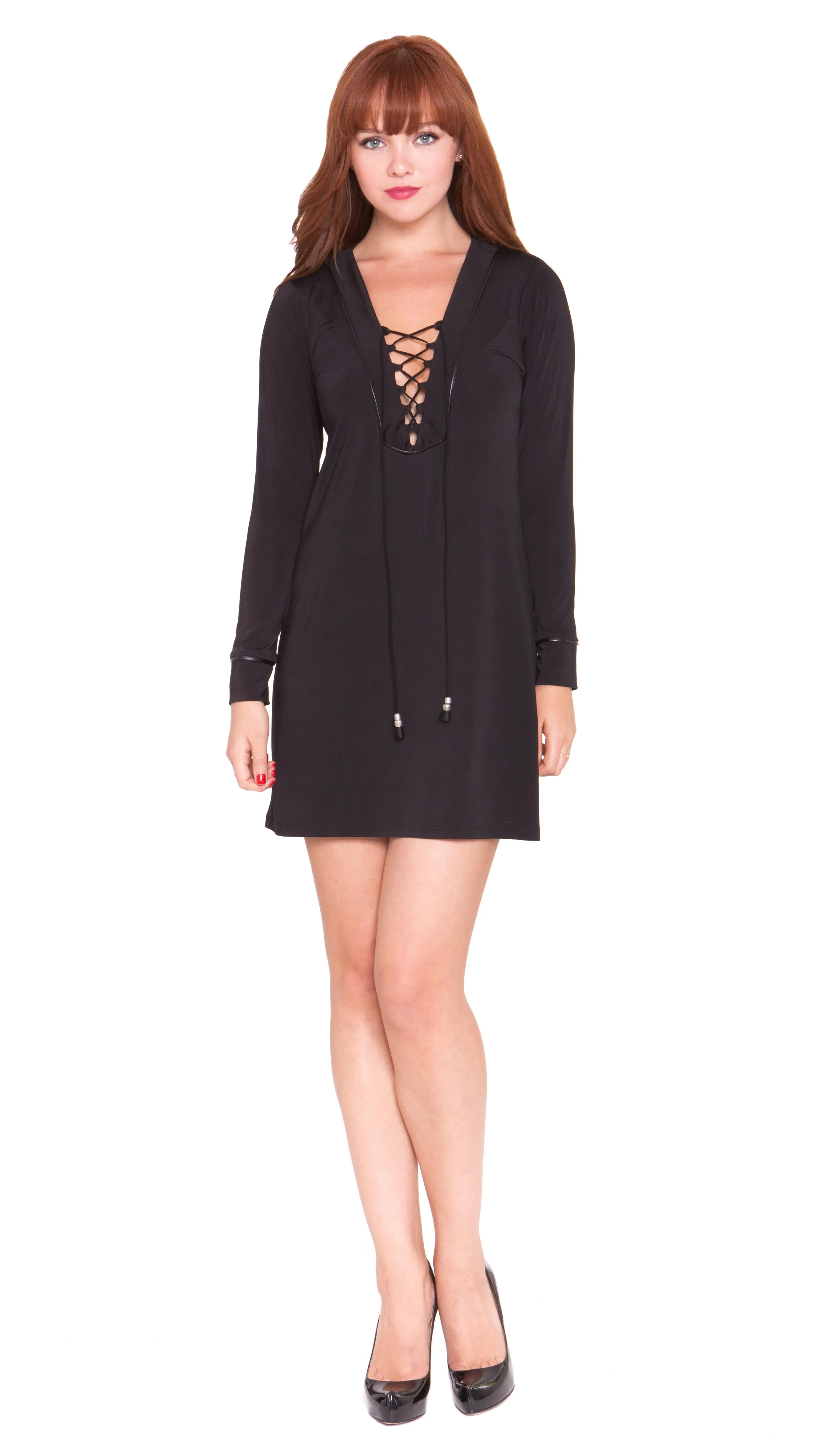 Vivian Drawstring Tunic Dress