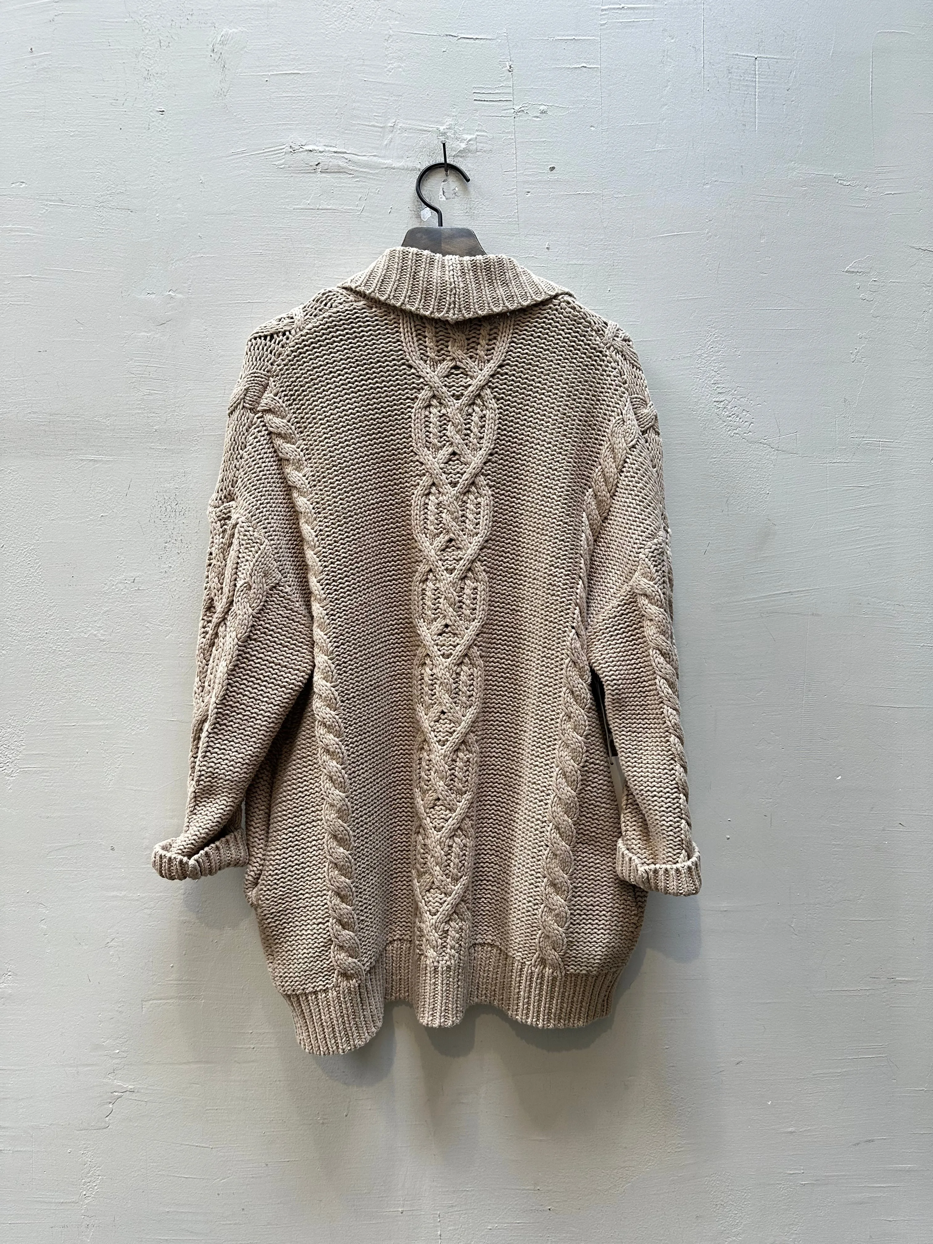 Waylen Cotton Cardigan - Sand