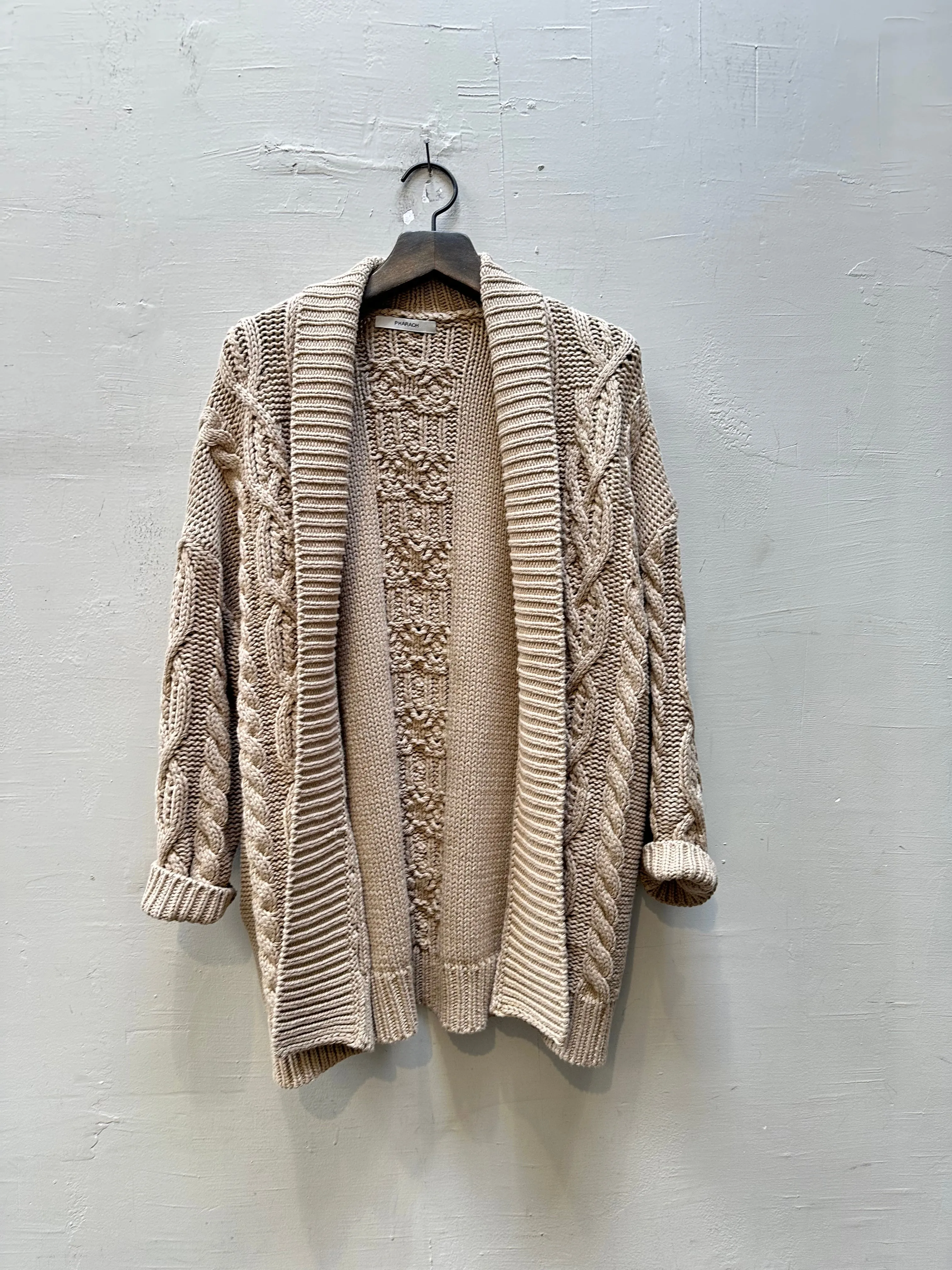 Waylen Cotton Cardigan - Sand