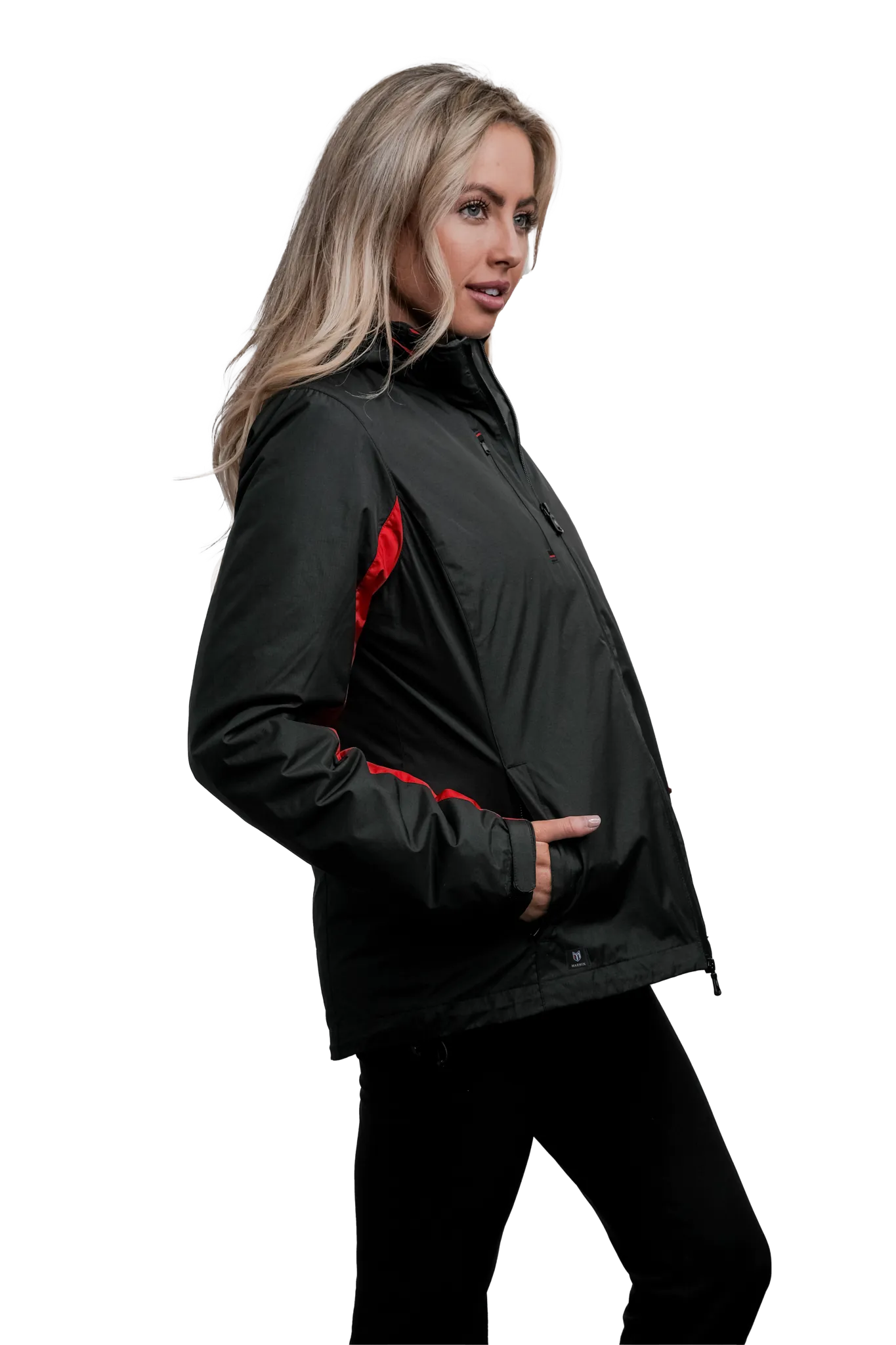 Whitney Black/Red Women's 4-1 Jacket