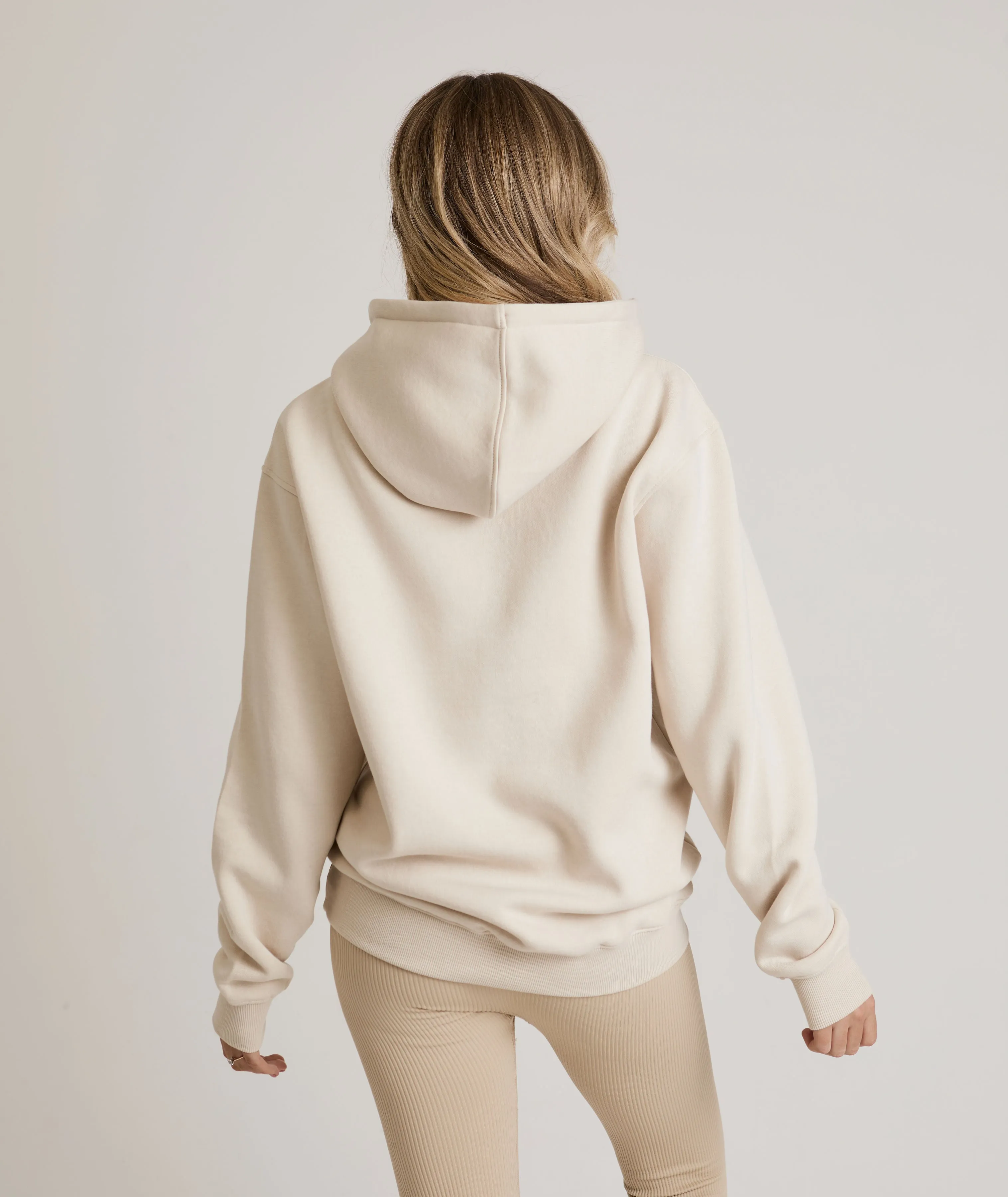 Wifey Teddy Hoodie - Champagne