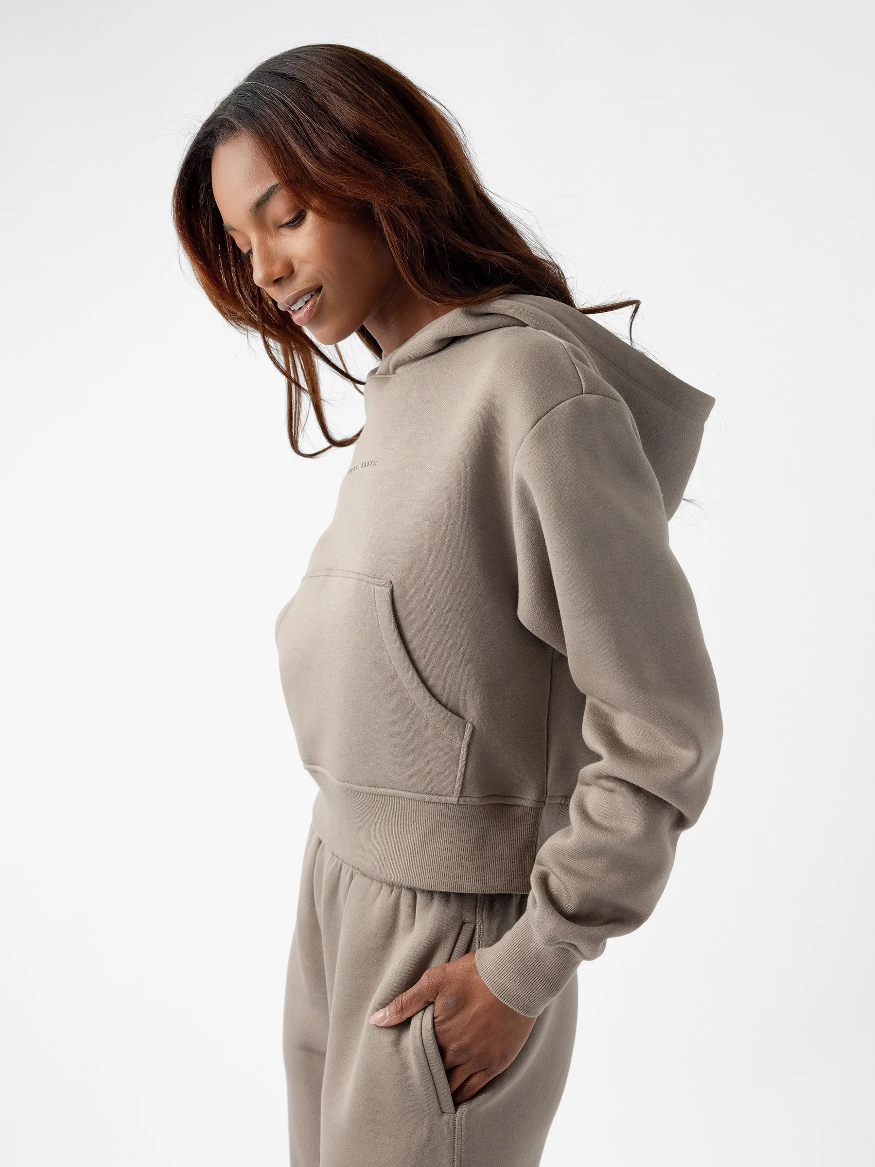 Women's CityScape Cropped Hoodie