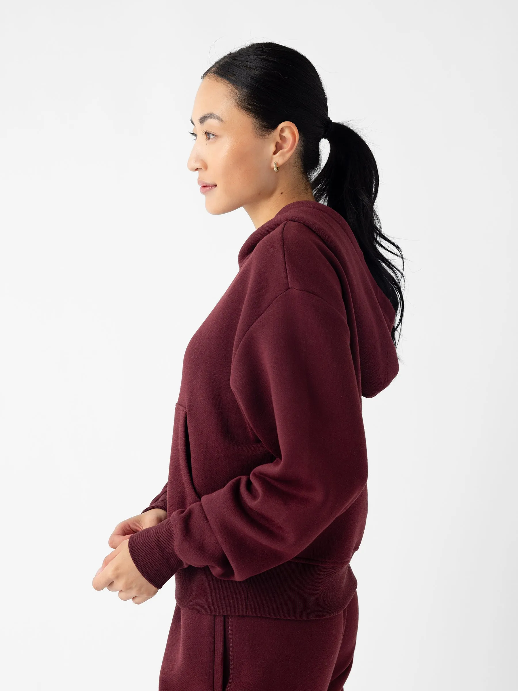 Women's CityScape Cropped Hoodie