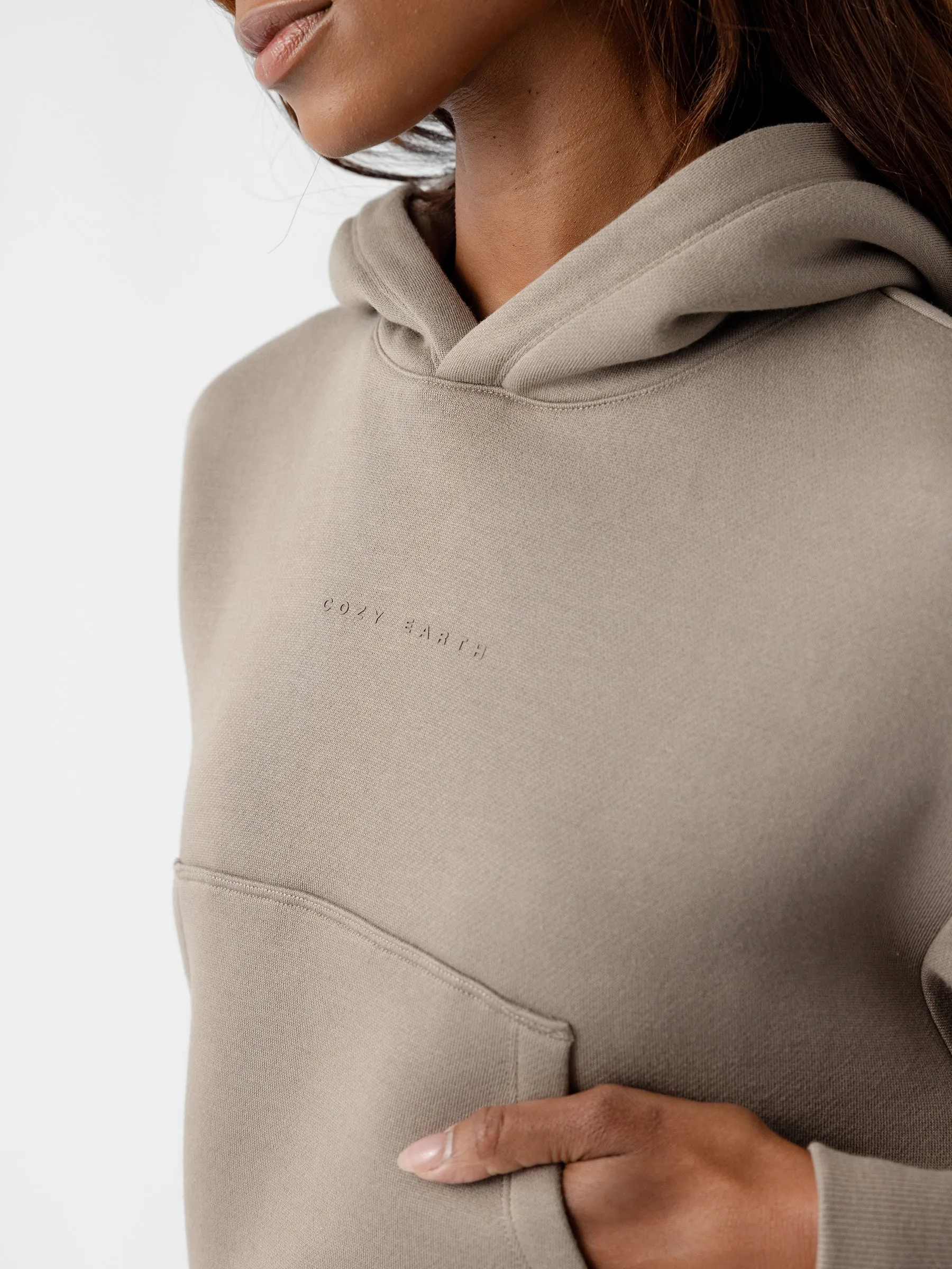 Women's CityScape Cropped Hoodie