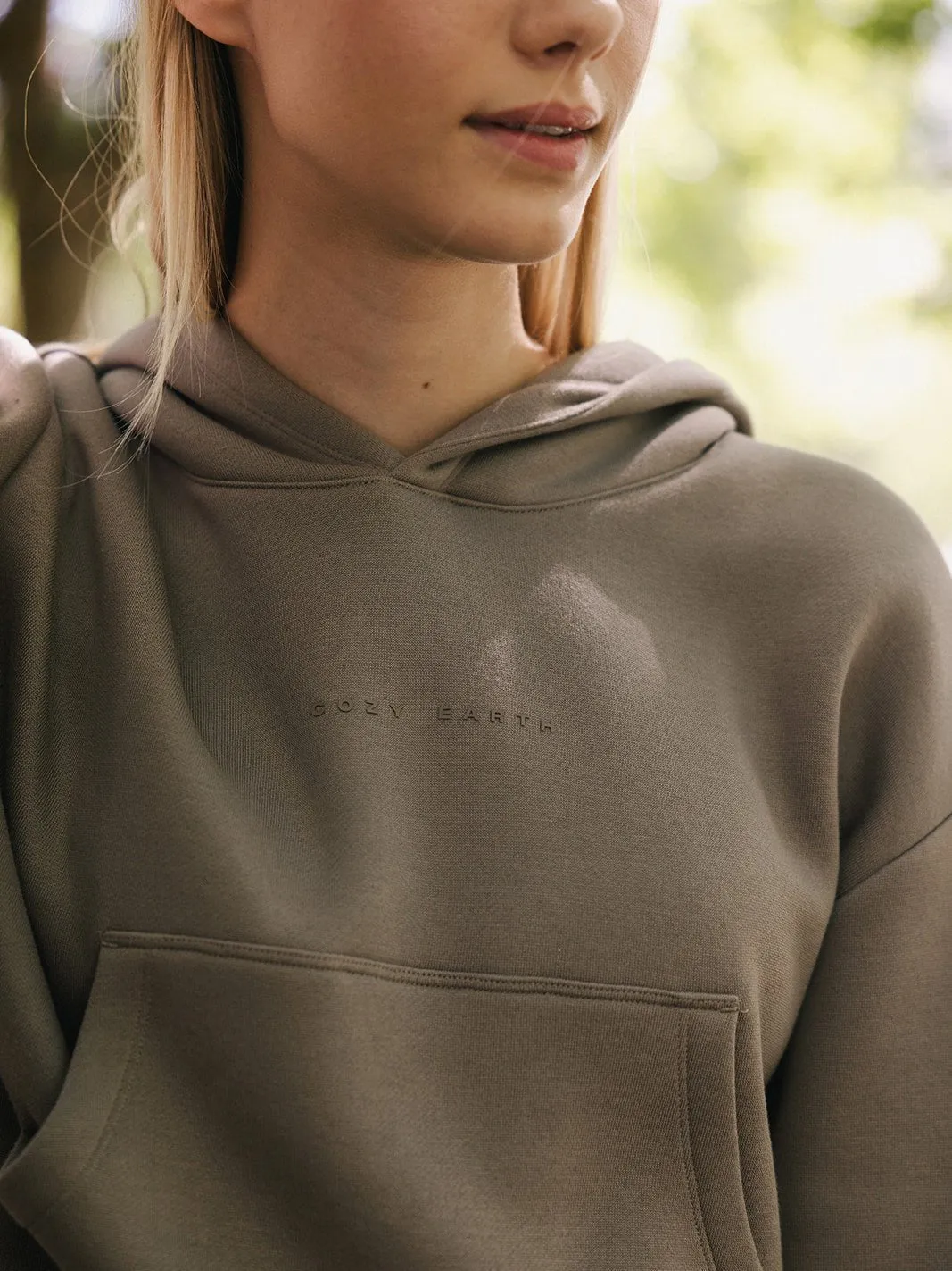 Women's CityScape Cropped Hoodie