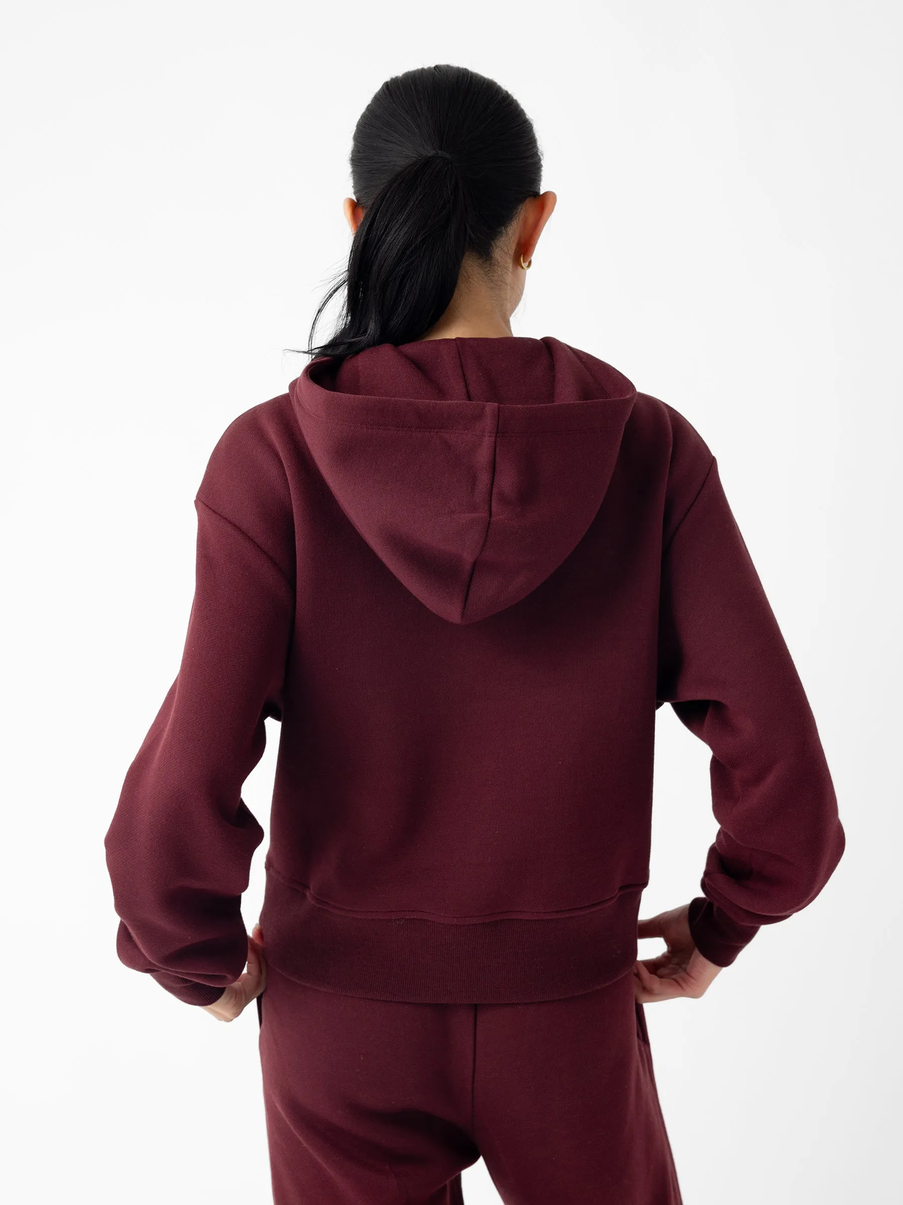 Women's CityScape Cropped Hoodie