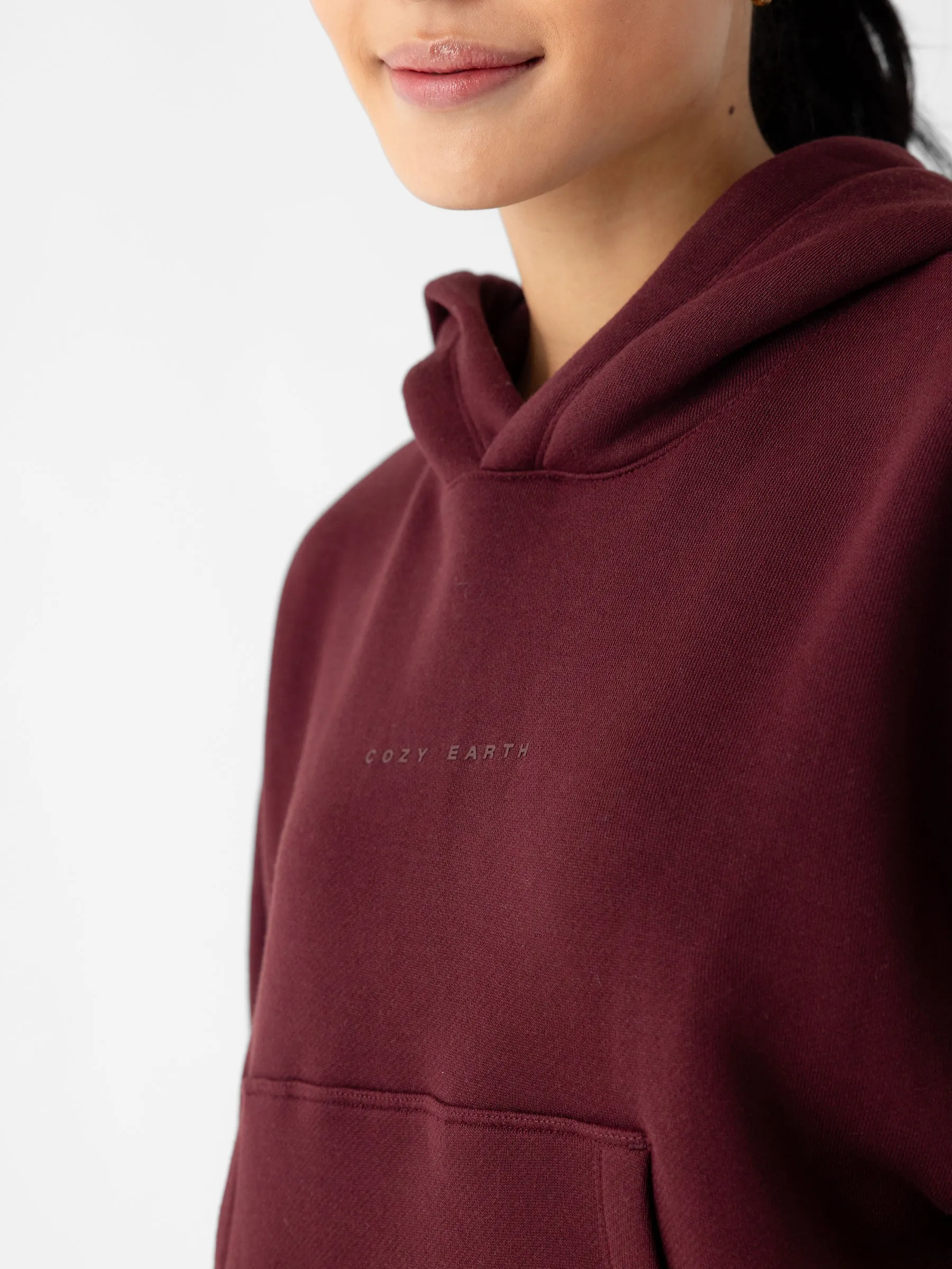 Women's CityScape Cropped Hoodie