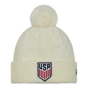 Women's New Era USMNT Cable Knit White Hat