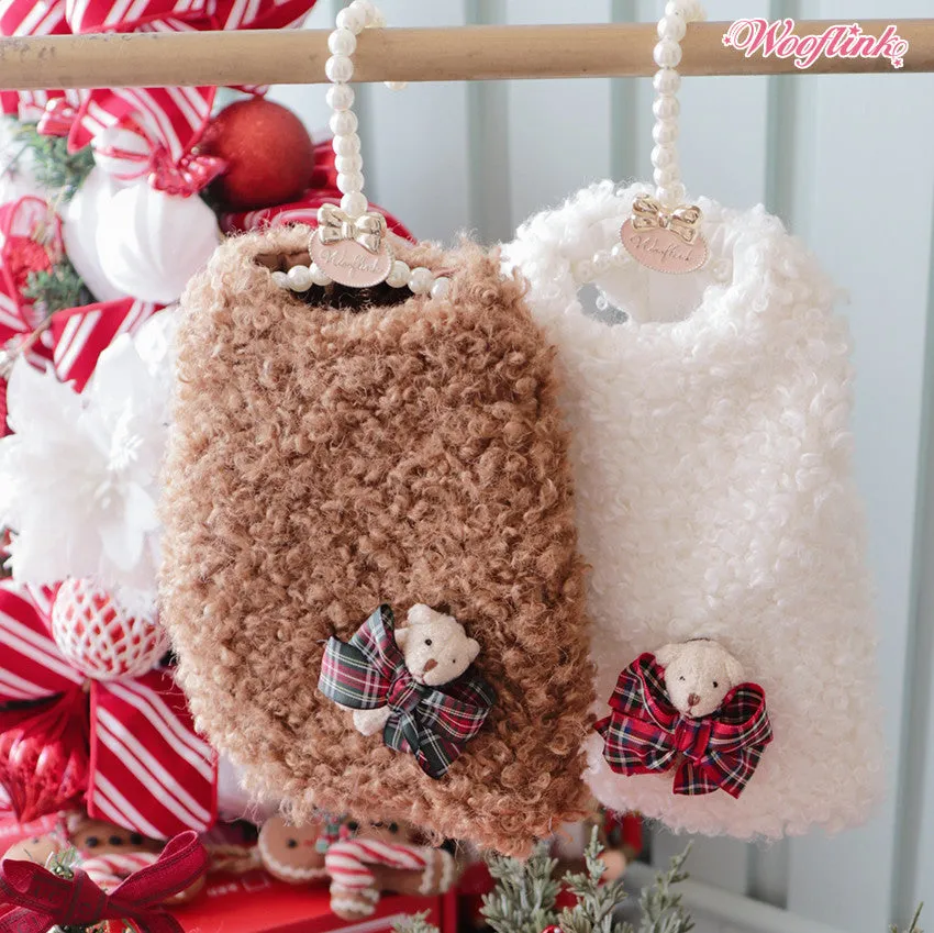 Wooflink Teddy Bear Vest in White