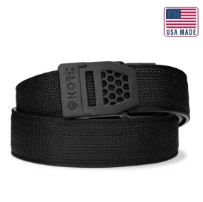 X6 BLACK BUCKLE | USA MADE TACTICAL GUN BELT 1.5"